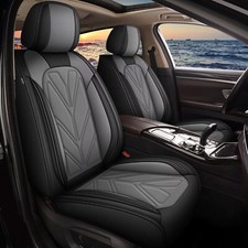 Full Set Car Seat Covers Fit For Nissan Rogue 2010-2025 Faux Leather Waterproof