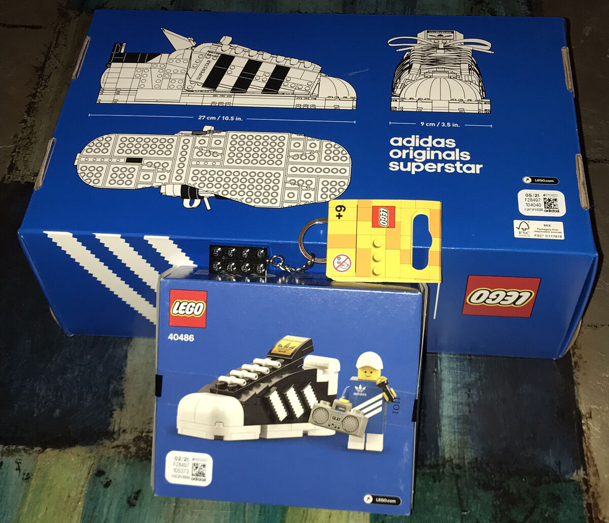 NEW Lego 40486 Adidas Originals Superstar Shoe 2 DAY GET