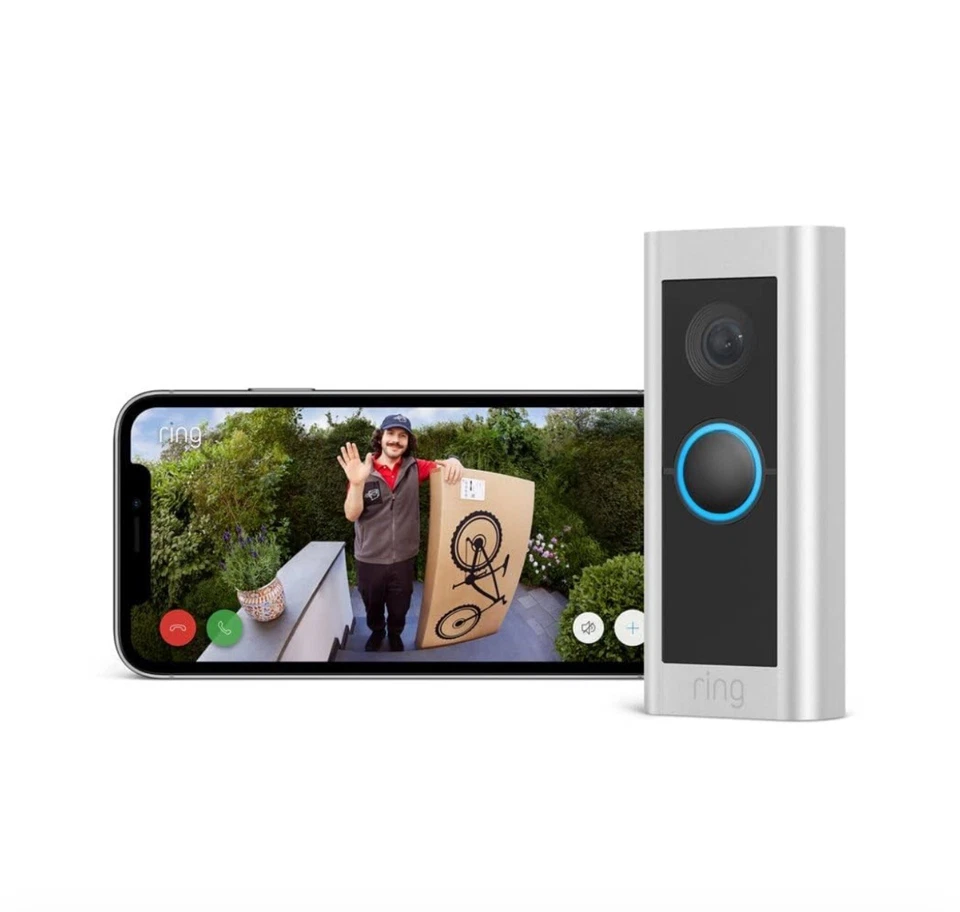 Ring Doorbell Pro 2 HD WiFi Two Way Talk 3D Motion Camera RRP £199 New Free Deli - Image 2 of 4
