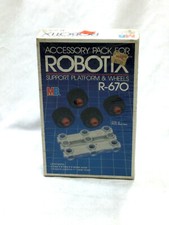 1984 Milton Bradley MB Robotix Accessory Pack Wheels R-670 Boxed Sealed FREESHP
