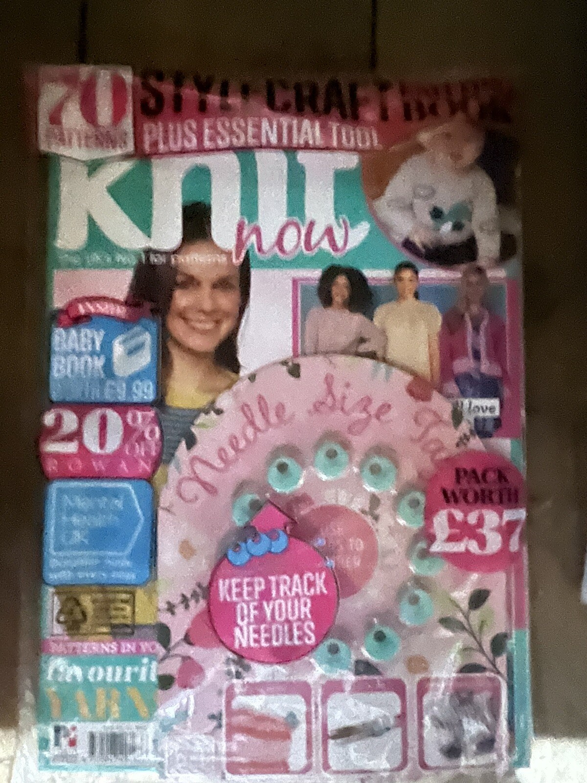 Knit Now magazine #151 2023 70 patterns, needle size tags + Stylecraft knit book