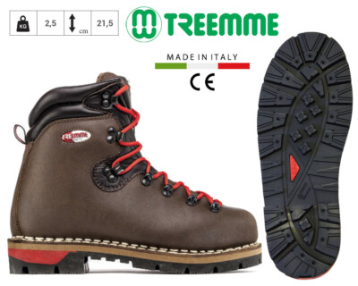 TREEMME Scarpone alta montagna roccia CE 347 pelle suola TRAIL chiodabile 196-2