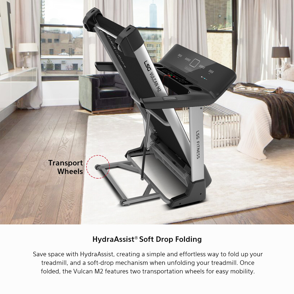 Genuine Lifespan LSG Series 500mm Belt Electric Treadmill Quiet