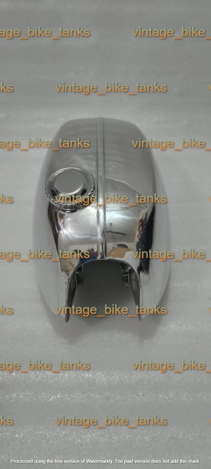 本田 SL125 SL100 K1 1973 至 1975 年型号钢铬油箱 — 第 3/4 张图片