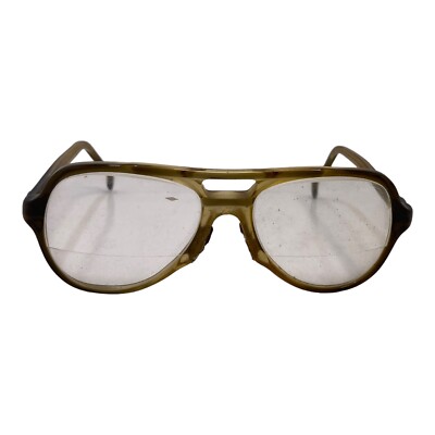 🐞 Vintage Euramco USA Glasses Frames Eyeglasses Bushwacker 140 Aviator  Style R1