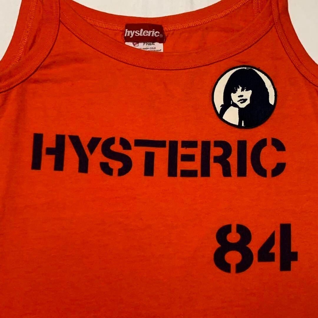 Hysteric Glamour Girl 84 Red Orange Camisole Tank top One-Size