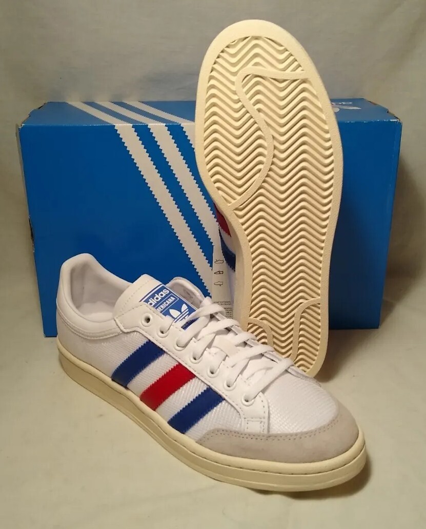 M-8 adidas Americana Low White, Red \u0026amp; Blue Mesh, Suede \u0026amp; Leather  2019 EF2508 | eBay