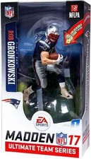 Modellino Rob Gronkowski New England Patriots McFarlane Madden serie 17