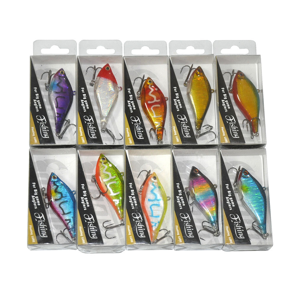 40pcs Fishing Lures Crankbait Swimbait Popper VIB Minnow For Trout Bass Perch - Image 3