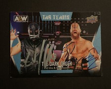 Evil Uno Stu Grayson Signed AEW First Edition Upper Deck Trading Card IP AUTO