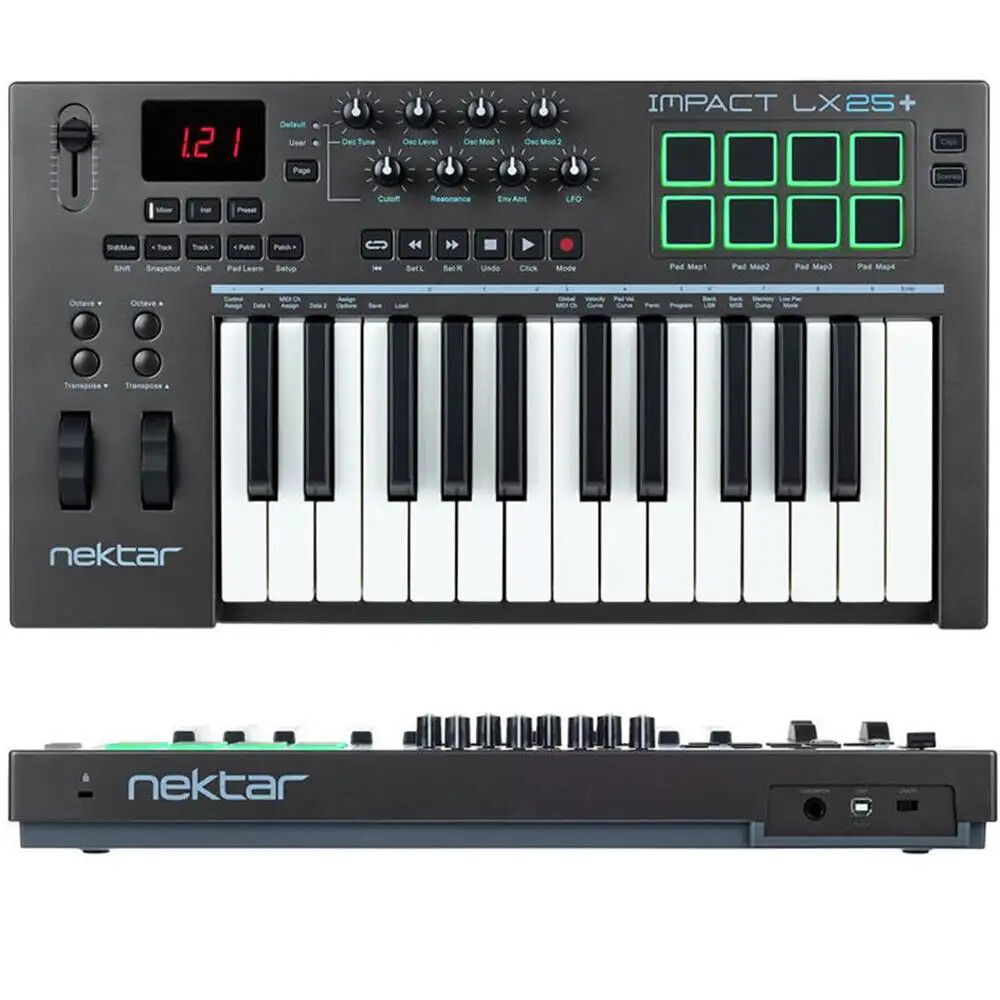 Nektar Impact LX25+ Controller MIDI 25 Tasti per Studio e Live