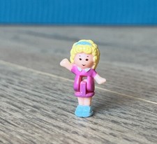VTG Polly Pocket Stampin' School Playset Doll Figure Bluebird 1992