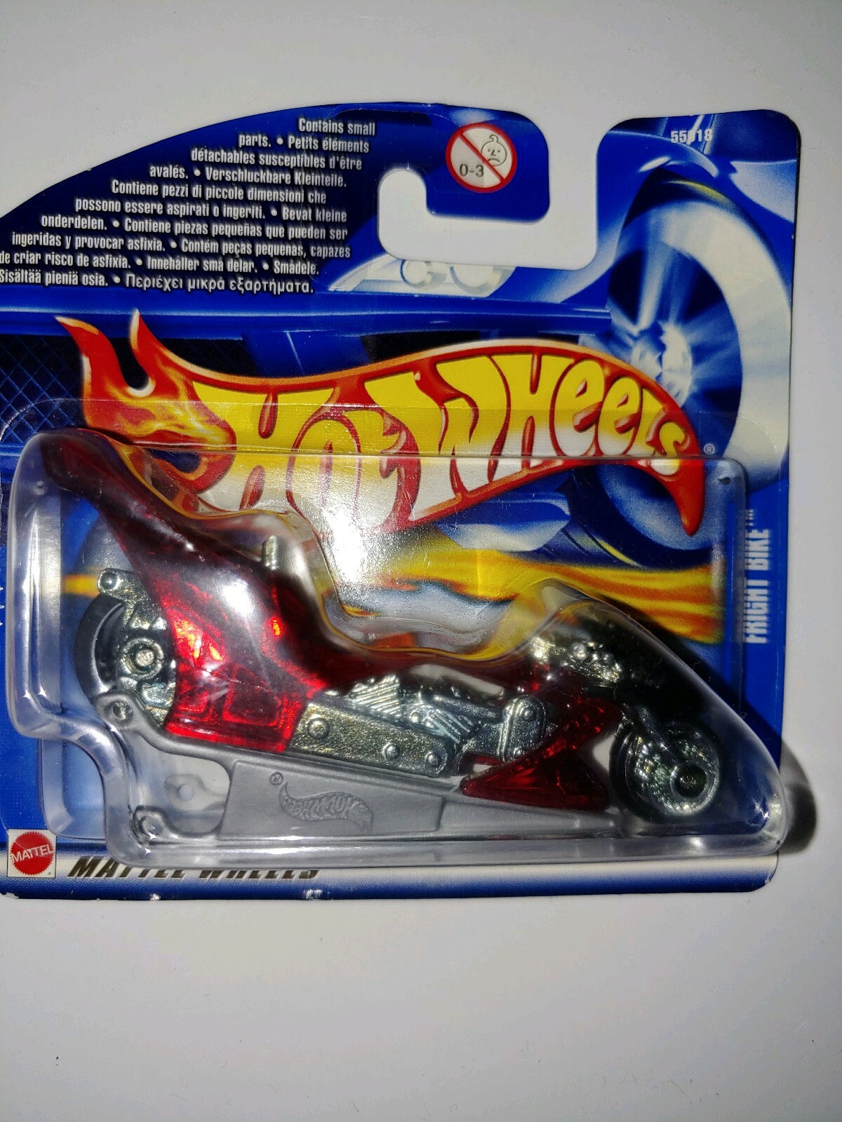 Mattel Hot Wheels 2002 FRIGHT BIKE 133 Grelly USA