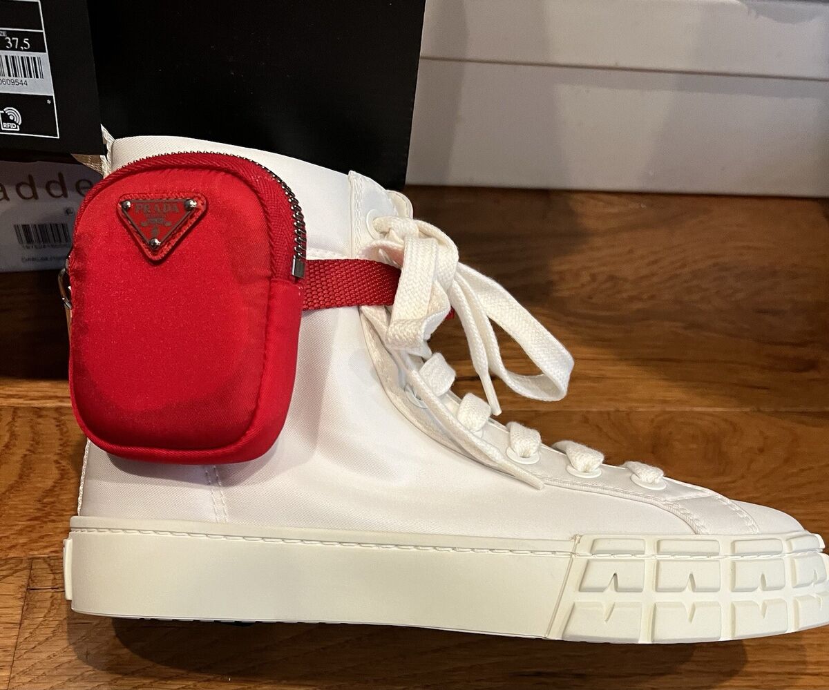 $1350 PRADA Sneakers Wheel Zipped Pouch Bag High-top Schuhe $1350 PRADA Sneakers Wheel Zipped Pouch Bag High-top Schuhe