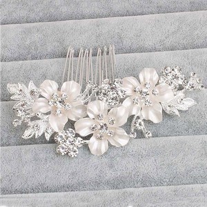 Wedding Clip Crystal Rhinestone Hairpins Bridal Hair Comb Flower