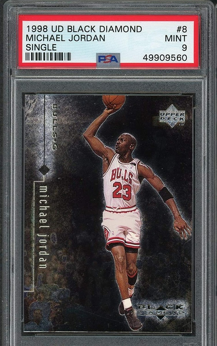 Michael Jordan 1998 Upper Deck Black Diamond Basketball Card #8 