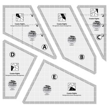 Creative Grids Crazier Eights Template and Quilt Ruler – CGRMT7 – Made in USA...