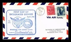 US COVER FIRST DAY INTEGRATED SERVICE BRYAN TEXAS AIR MAIL PIONEER CONTINENTAL