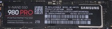 Samsung 980 PRO 2 TB NVMe S.M.A.R.T 60 días encendido GARANTÍA DE 2 AÑOS SIN PROBLEMAS