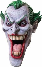 Joker Mask Classic Clown Batman Dark Knight Halloween Adult Costume Accessory