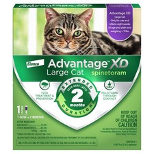 Advantage XD 1-Topical Dose 2 Months Flea Prevention Treatment for Large Cats