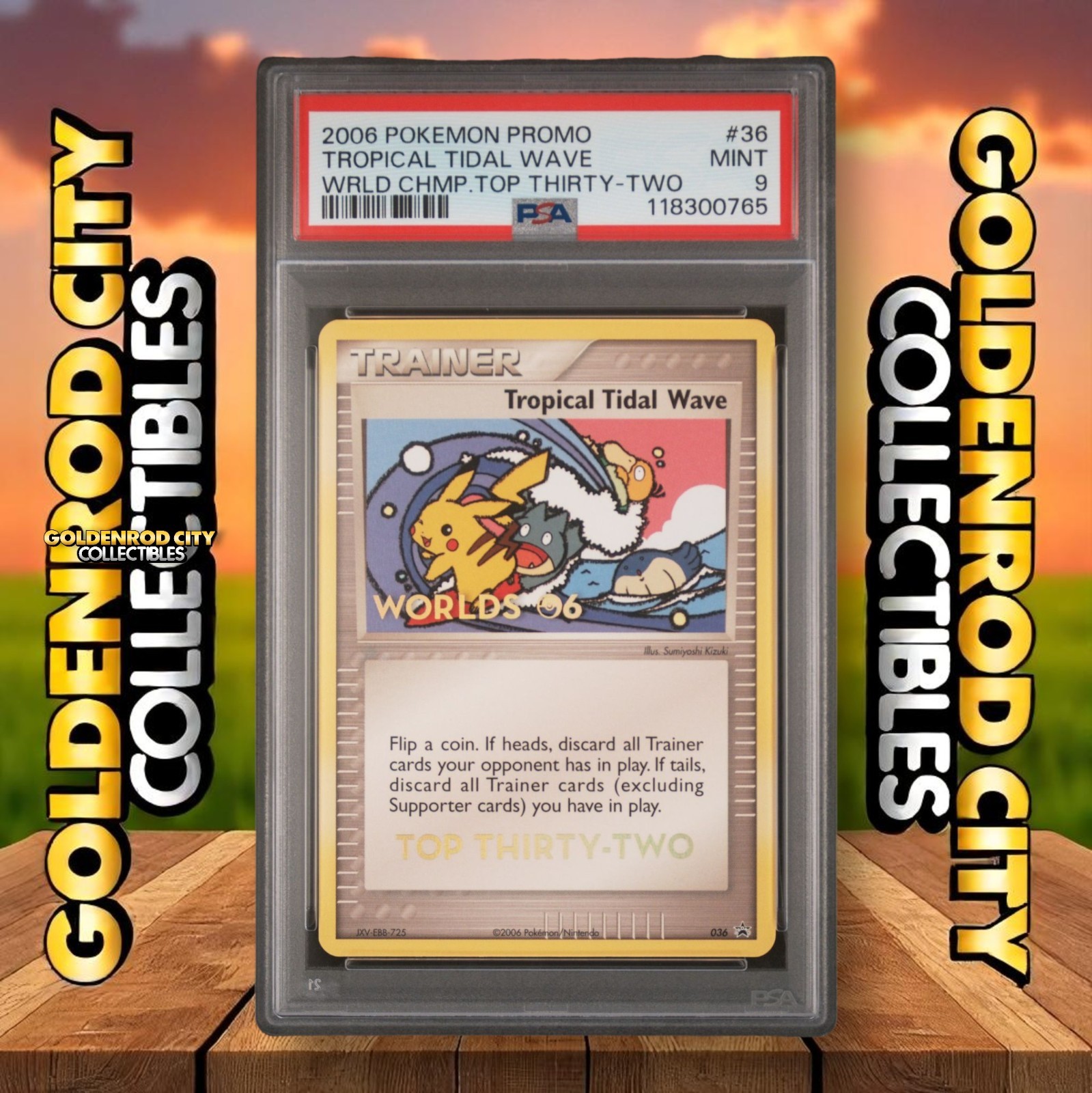 PSA 9 MINT 2006 Tropical Tidal Wave Top Thirty-Two