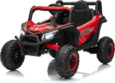 4WD Electric UTV for Kids with Parent Remote, 12V Ride-On Truck with EVA Tires