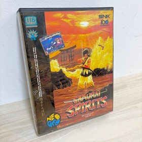 Samurai Spirits SNK NEO GEO AES Samurai Japan Tested Working w/ Box Manual