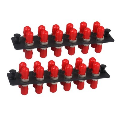 fyboptwu - 12 Fibers ST to ST Single Mode Fiber Patch Panel with 12 pcs ST/ST...