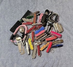 Pocket Knives / Multi Tools - LOT OF ~38 ITEMS (~7.5lbs) - Assorted/Variety Mix