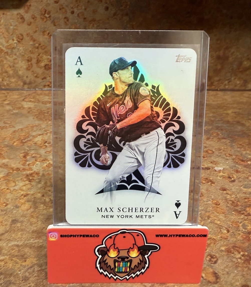 MAX SCHERZER 2023 Topps All Aces Insert #AA-25 New York Mets k