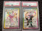 2025 Prismatic Evolution Espeon & Umbreon Premium Figure Sequential Set (PSA 10)