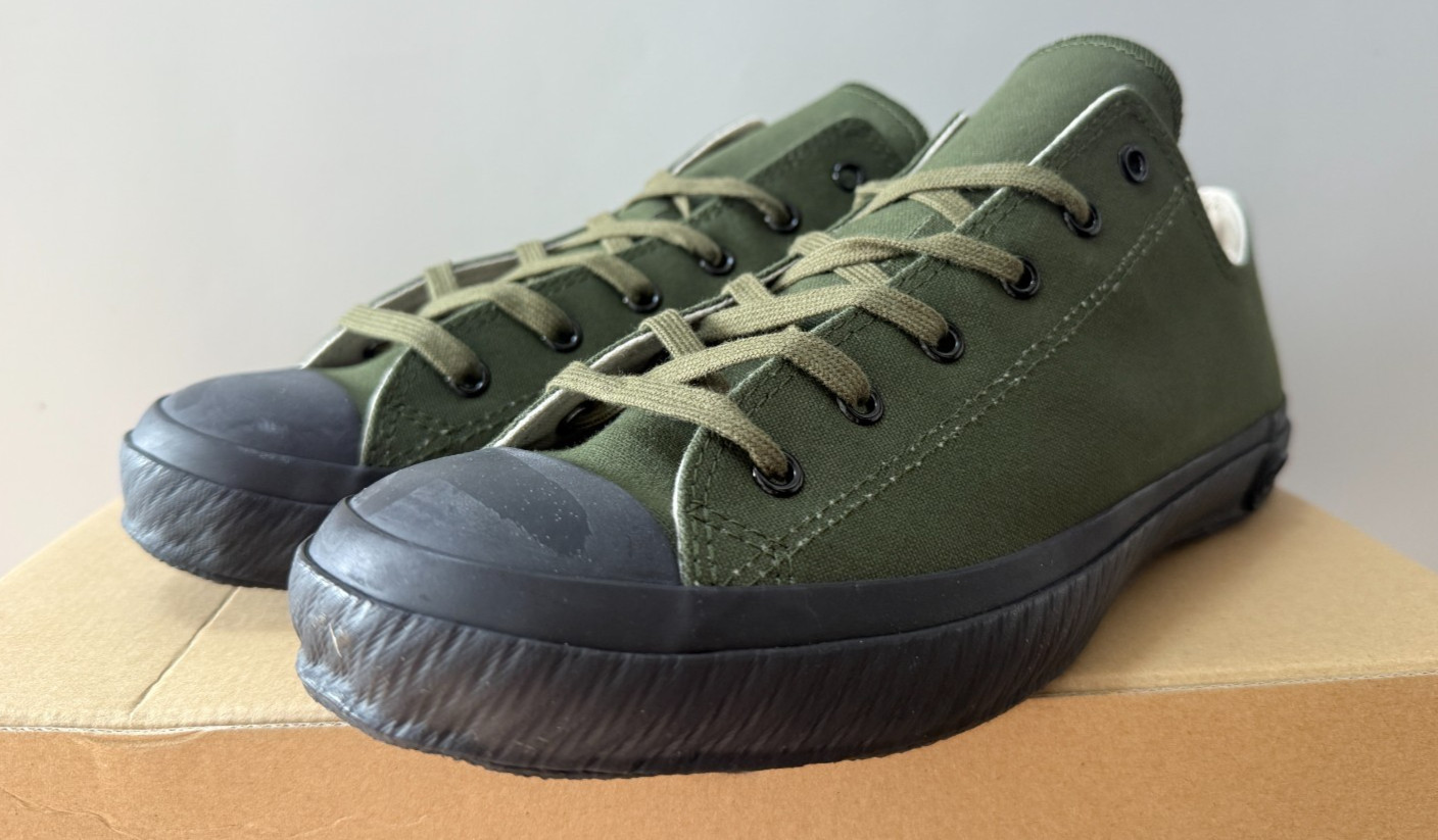 ZAPATOS COMO CERÁMICA PATO OLIVA BAJO Moonstar Hecho en Japón