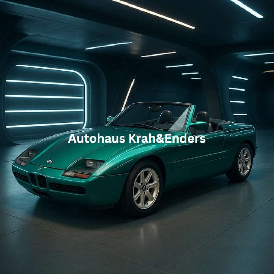 BMW Miniatur Z1 Roadster 1:18 grün Modellauto Sammlermodell - Bild 4 von 4