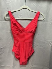 Women's Waist Detail Surplice Full Coverage One Piece Swimsuit, Small 4-6 , NWT