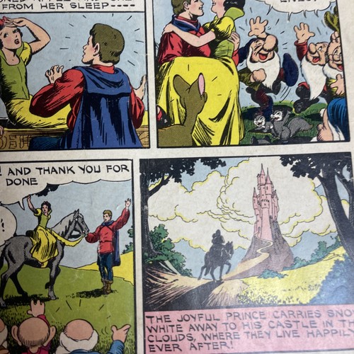 Four Color #382 (Dell Comics March 1952) Snow White In The Seven Dwarfs - Picture 8 of 23