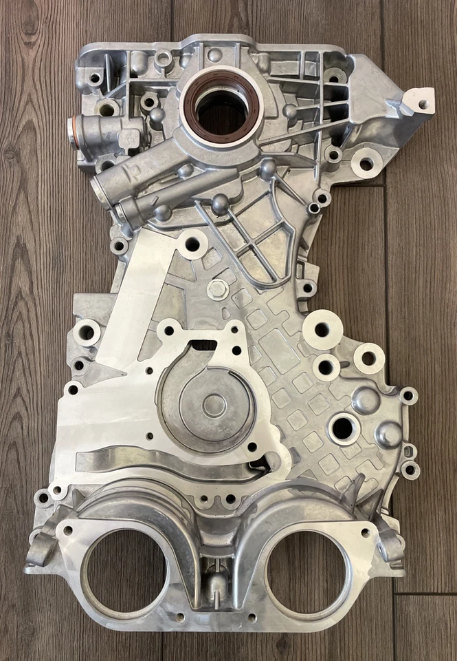 Cubierta de bomba delantera del motor para Chevrolet Sonic, Cruz 4 cilindros 1,4 L 2012-2020 25199424 Foto 3 de 4