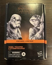 Hasbro Star Wars the Black Series 6-inch Rebel Trooper and Stormtrooper 2-Pack