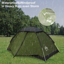 Budget 1-2 Person Tent Waterproof Lightweight Backpacking Hiking Camping Hot