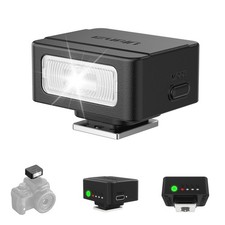 ULANZI SL01 Mini Camera Flash, GN8 6500K Mini Flash Speedlite, 4 Power Levels, C