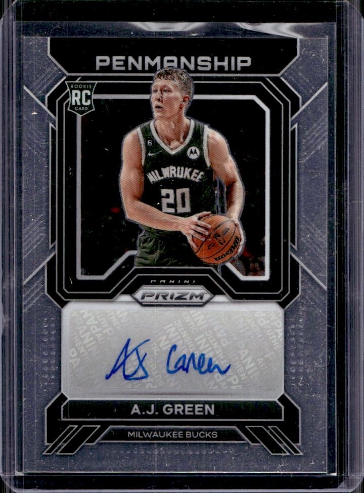 A.J. Green #RP-AJG 2022-23 Panini Prizm Basketball Rookie Penmanship