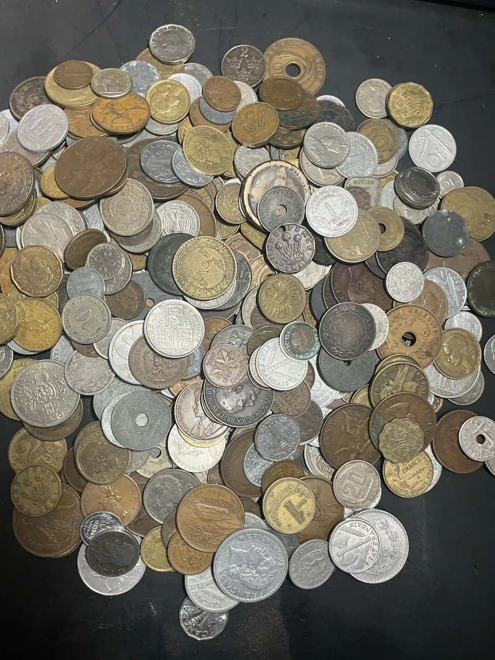 25 Antique coin lots. 1800s-1900s Mixed coins from around the world! - Image 2 of 3