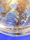 Correia Signed Art Glass Hand Blown EARTH PLANET Paperweight Cobalt Blue Clear — photo 6