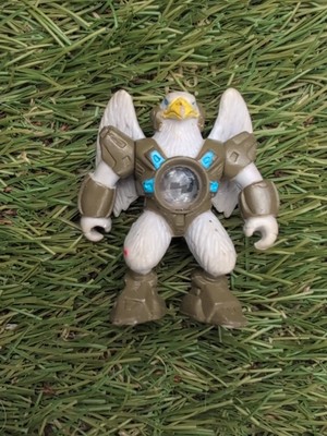 VINTAGE BATTLE BEASTS BLUE EAGLE FIGUR - TAKARA HASBRO 1980er - ORIGINAL SPIELZEUG