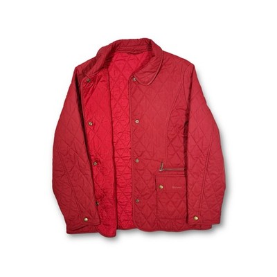 Barbour Steppjacke Daphne Diamond (UK 16) - Rot