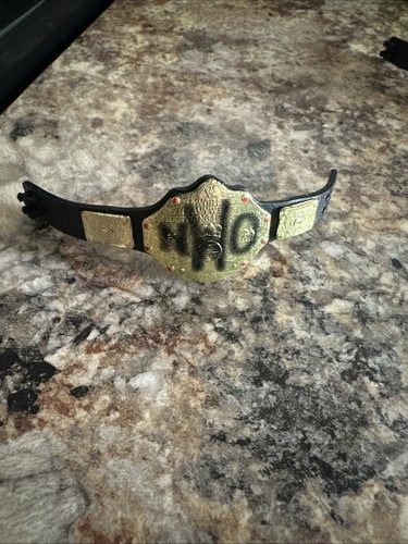 WWE Brillante Peso Pesado Cinturón Accesorio Mattel Figura Prop 1/12 nWo - Imagen 2 de 4
