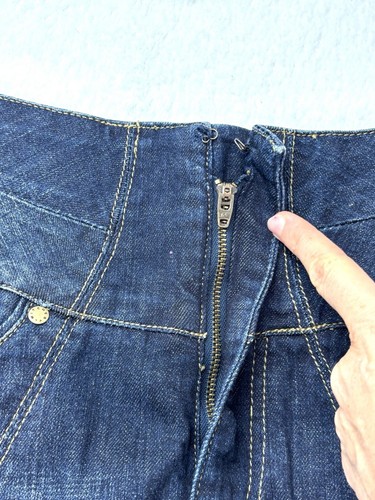 Falda vaquera Witchery para mujer 6 azul desteñido cintura alta hasta la rodilla lápiz elástico - Imagen 6 de 11