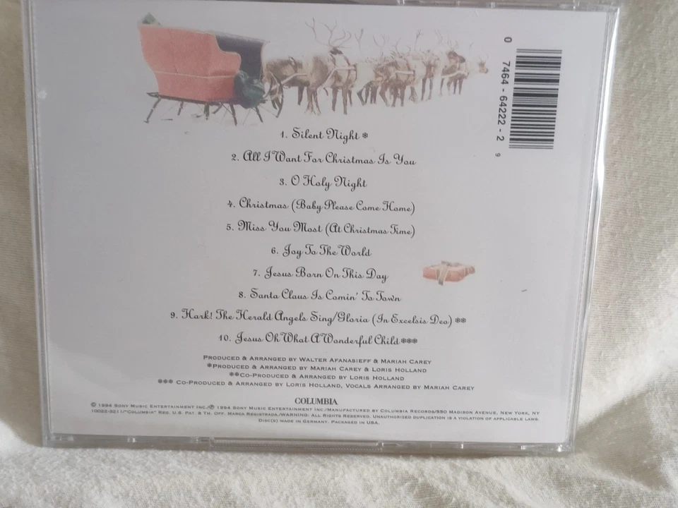 Mariah Carey – Merry Christmas CD | Neu & OVP | Klassiker Weihnachten Classics - Bild 2 von 2