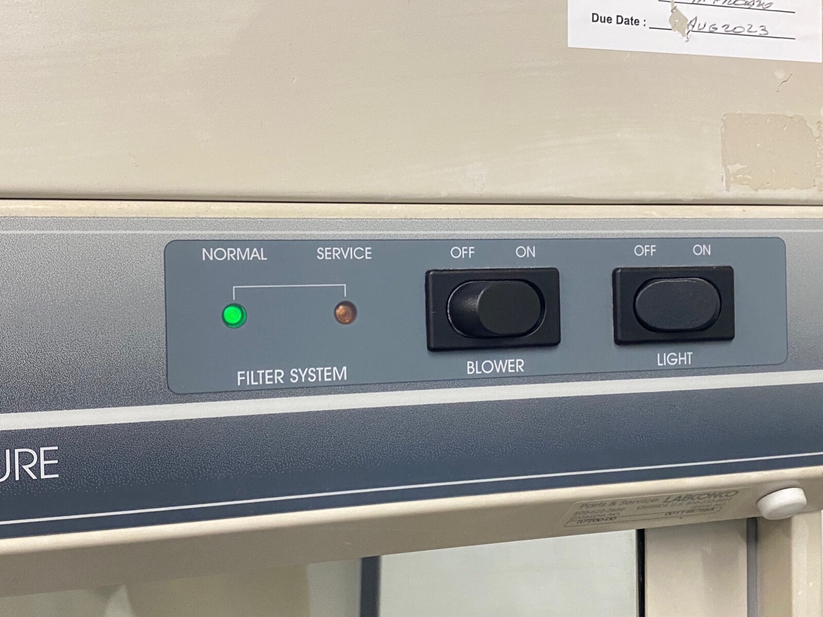 Labconco 37200-00 Purifier HEPA Filtered Enclosure, 2' Lab Hood Safety Cabinet