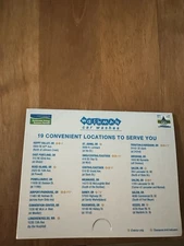 2 $50 Wash Man Gift Cards with Envelope